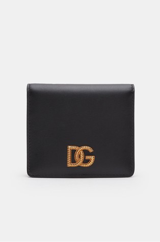 Manjša usnjena denarnica z DG logotipom