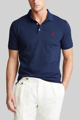 Slim fit raztegljiva polo majica