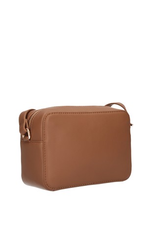 LIU JO Faux-leather crossbody bag Brown 3
