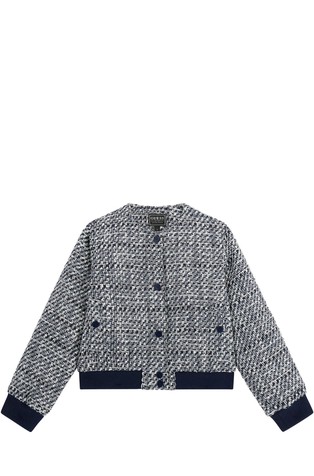 Cropped jakna iz tvida