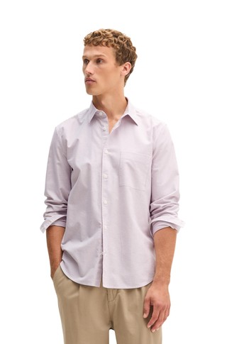 Regular-Fit Striped Oxford Shirt