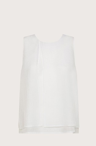 Fluid wrinkled effect top