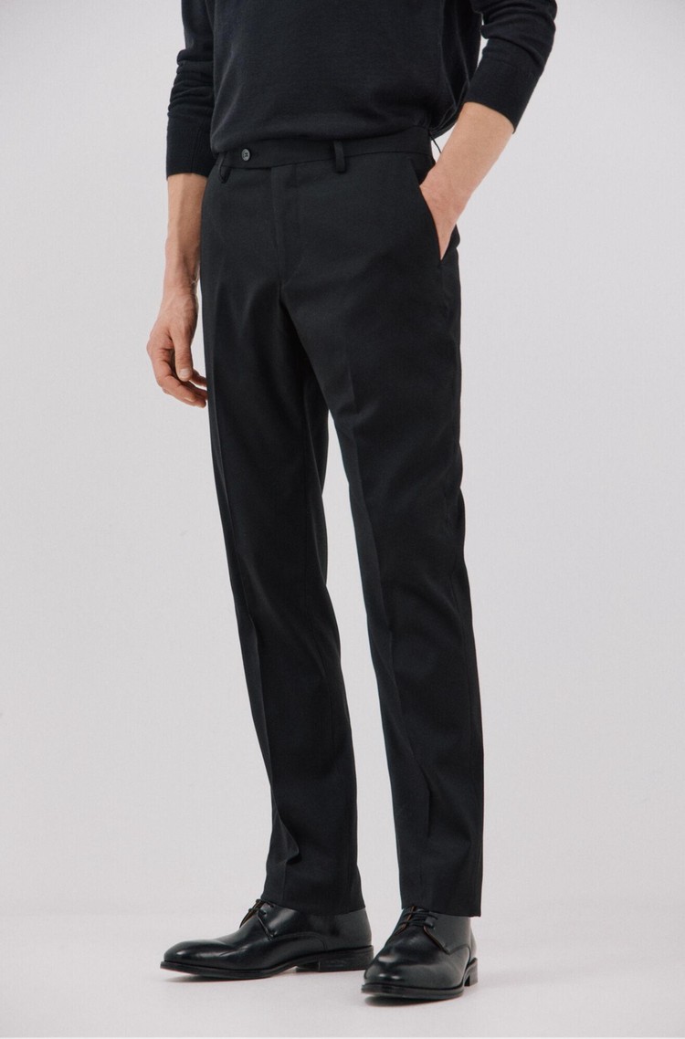 CORTEFIEL Serie XXI slim fit trousers Black 