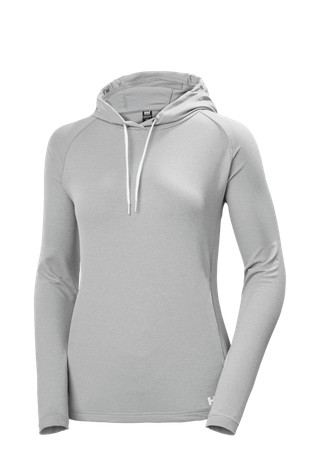 HELLY HANSEN Verglas Light pulover s kapuco Siva - Grey Fog 1