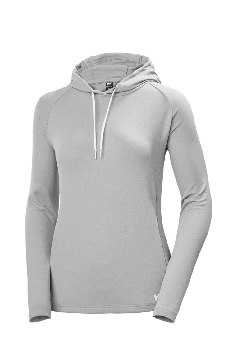 HELLY HANSEN Verglas Light pulover s kapuco Siva - Grey Fog 