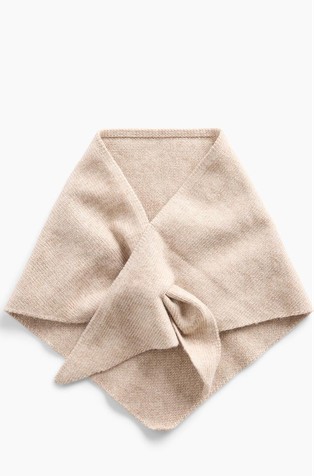 Knit Triangle Scarf