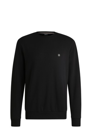 Pulover iz bombažne mešanice z dvojnim B monogramom