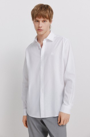 Cotton and linen shirt