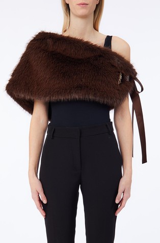 Faux fur scarf