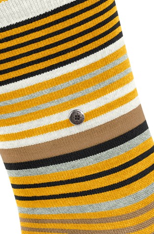BURLINGTON Stripe Wool blend Men Socks Solar 4