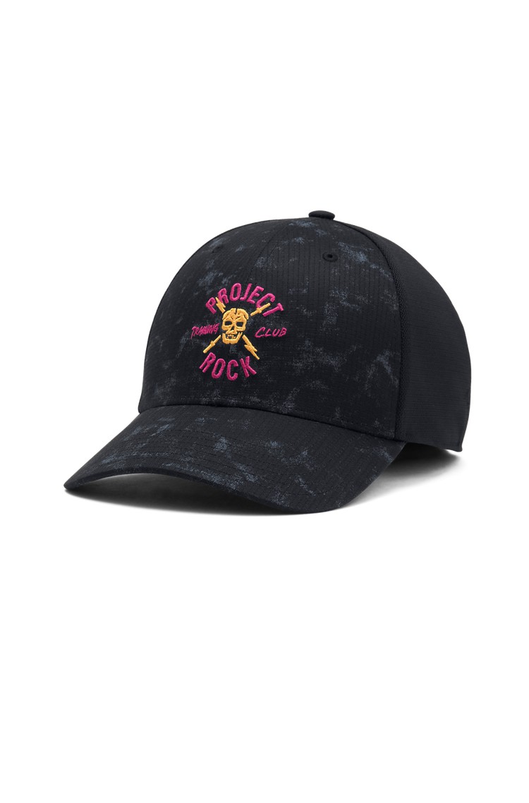 UNDER ARMOUR Project Rock Trucker Hat Black Color 