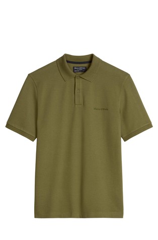 Slim fit polo majica s kratkimi rokavi iz bombažne mešanice