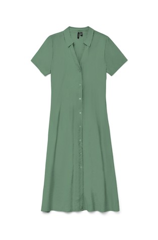 VMJOSIE Midi shirt dress in viscose blend