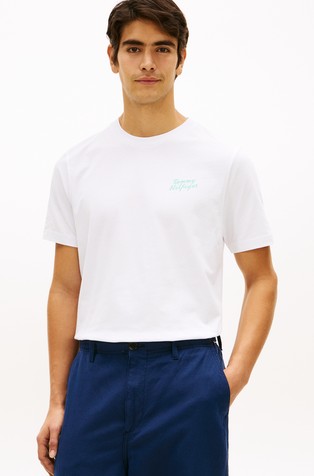 Majica s kratkimi rokavi iz jerseya s potiskom na hrbtu