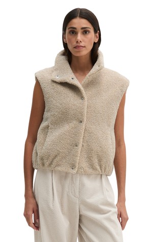 Regular Teddy Vest made from recycled polyester