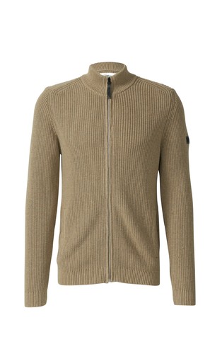 Rebrasto pletena jopa z žepoma