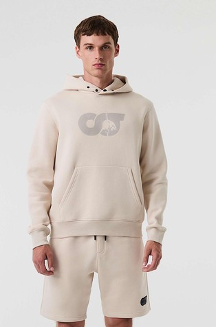 Logo cotton-blend hoodie