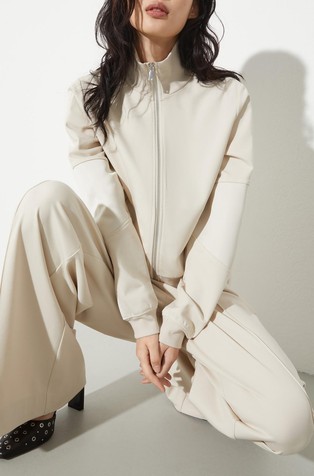 Jersey jopa s satenastimi vstavki