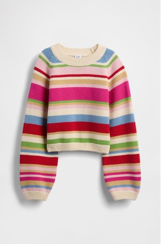 Kids Relaxed Crewneck Sweater