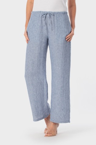 Široke hlače z zatezno vrvico