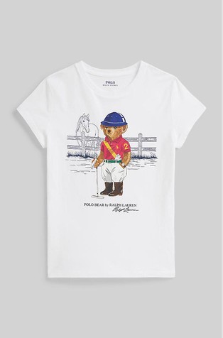 Polo Bear Cotton Jersey Tee