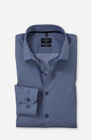 No. Six super slim fit srajca z vzorcem
