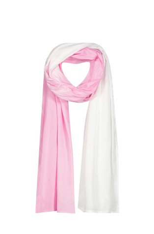 Scarf with batik gradient