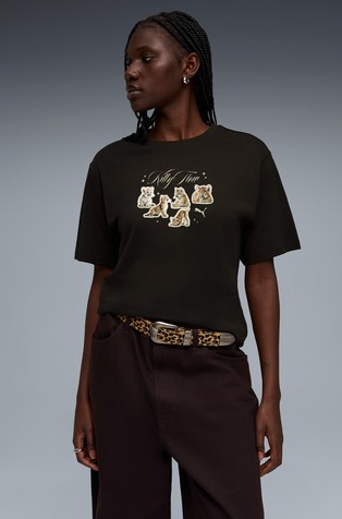 House of Graphics relaxed fit majica s potiskom