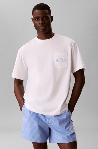 Bombažna pižama s kratkimi rokavi