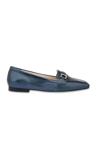 Uptown Metallic Nappa Leather Loafers