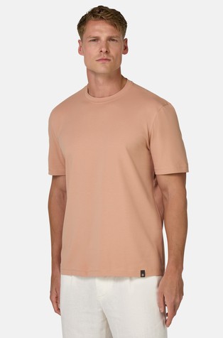 T-Shirt In Stretch Supima Cotton