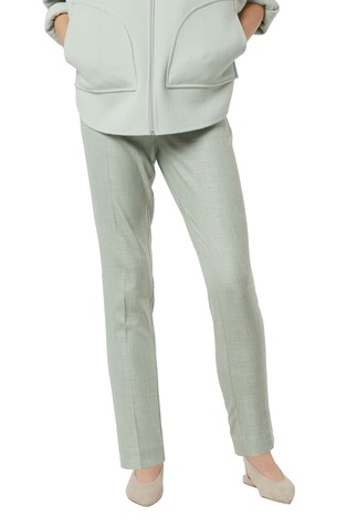 Cigarette fit hlače iz strukturirane tkanine