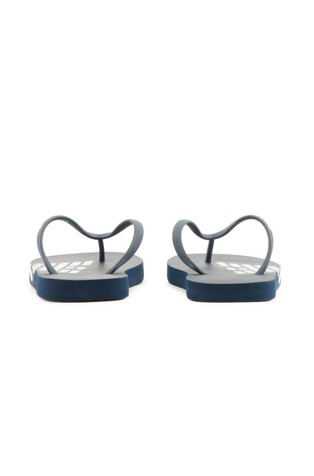 EMPORIO ARMANI Unisex gumijaste japonke z logotipom Modra - Blue 3
