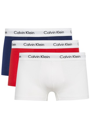 Paket 3 boksaric z nizkim pasom - Cotton stretch