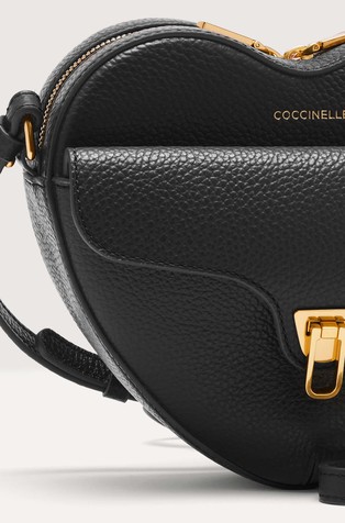COCCINELLE Beat Soft Mini Grained Leather Bag Black 3
