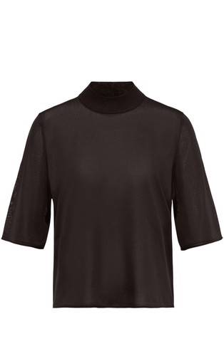 Knitted T-shirt in a luxurious texture