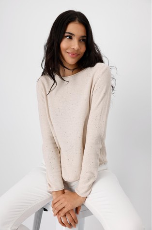 MONARI Sequin jumper Warm Sand 5