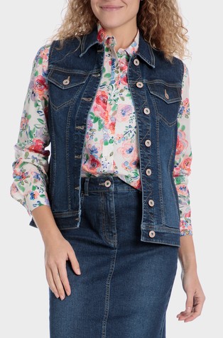 Denim brezrokavnik