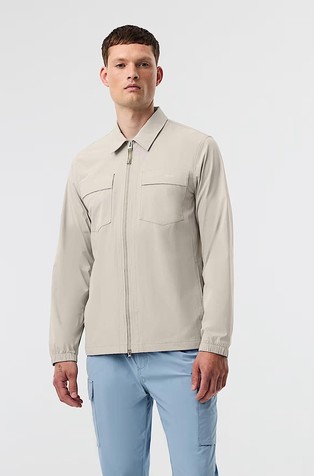 Vodoodbojna srajčna jakna iz performance stretch tkanine