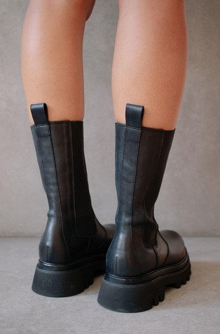 ALOHAS All Rounder Leather Boots Black 3