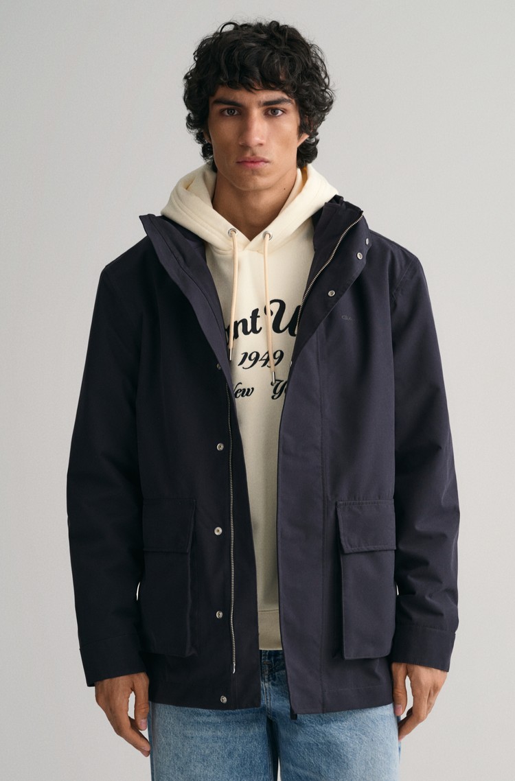 GANT Water-repellent Double Jacket Dark Blue 