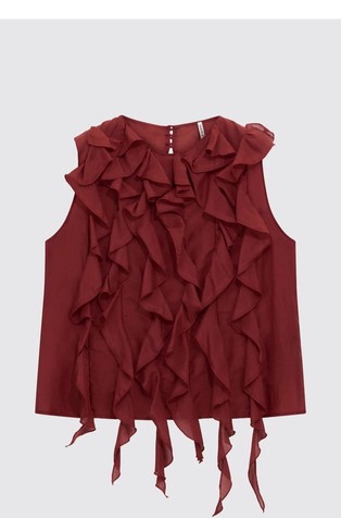 Ruffed top