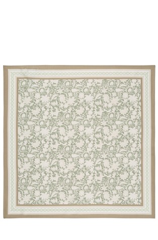 Floral print viscose-blend stole