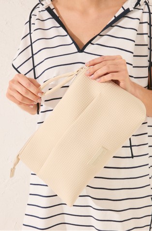WOMEN'SECRET Medium kozmetična torbica iz neoprena Bež - Beige 5