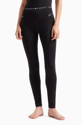 Iconic loungewear leggings with logo waistband