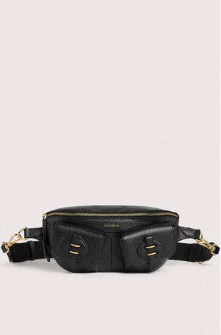 Mavery Pocket Leather Small Shoulder Bag