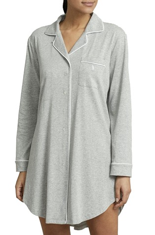 Srajčna spalna srajca iz bombažne mešanice