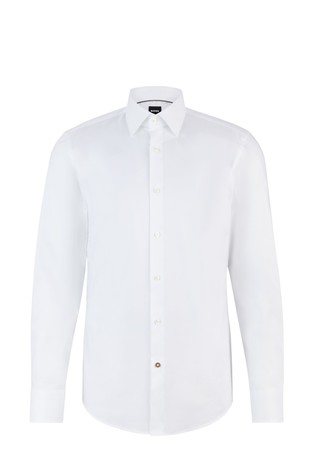 Slim fit srajca iz bombažnega poplina