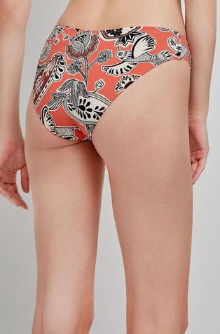 GISELA Vzorčast spodnji del kopalk Oranžna - Orange Patterned 2