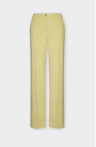 Straight fit hlače iz krep tkanine